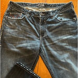 Affliction men’s jeans. 38 waist..
